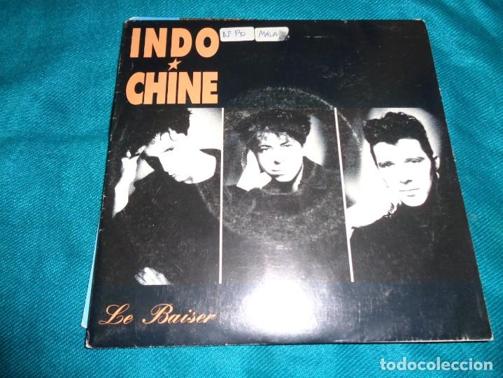 Discos de vinilo: INDOCHINE. LE BAISER / PERSANE THEME. BMG, 1990. SPAIN. IMPECABLE (#) - Foto 1