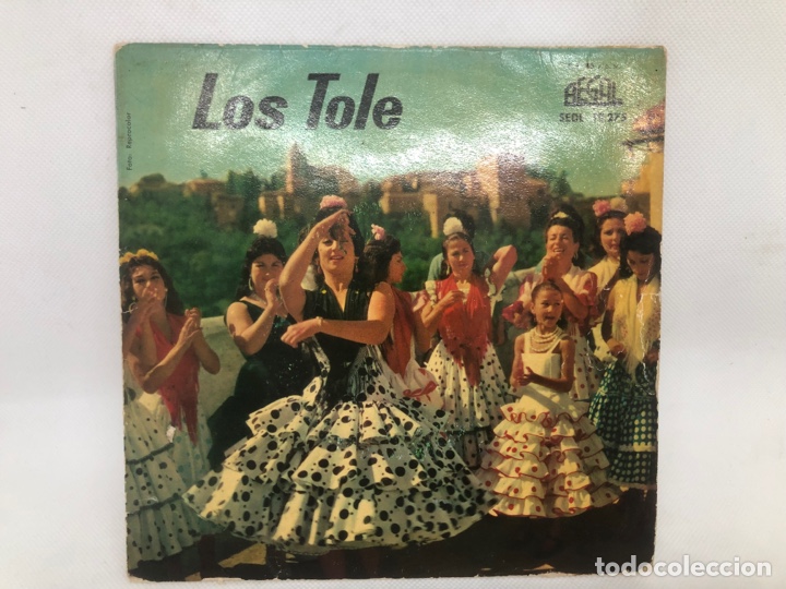 Discos de vinilo: EP LOS TOLE / CARNAVALITO GITANO/ SORTIJA DE ORO/ROSARIO LA CAVA/ EL EMIGRANTE - Foto 1