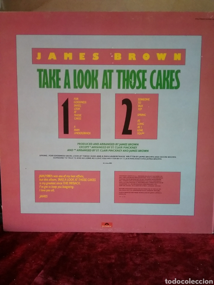 Discos de vinilo: JAMES BROWN 1978 Copia England Original Polydor - Foto 2