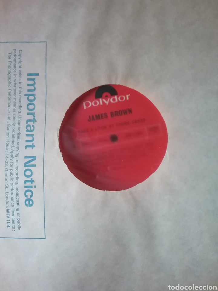 Discos de vinilo: JAMES BROWN 1978 Copia England Original Polydor - Foto 3