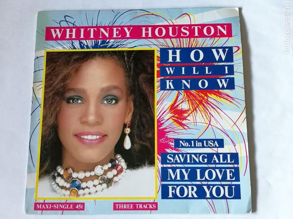 Discos de vinilo: Whitney Houston - How Will I Know - 1985 - Foto 1