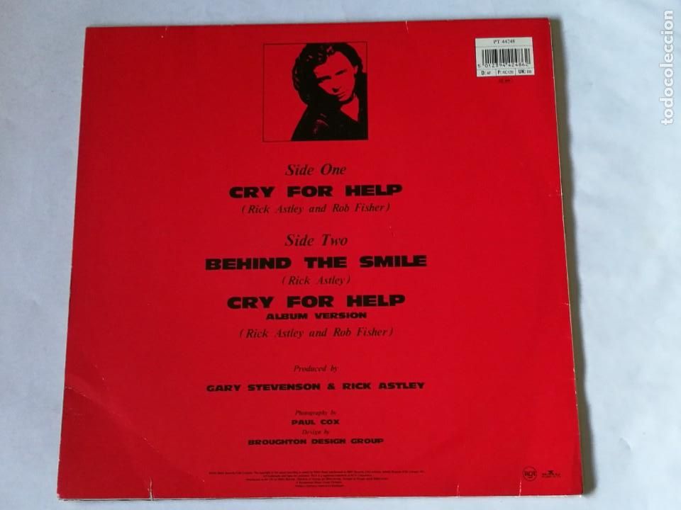Discos de vinilo: Rick Astley - Cry For Help - 1991 - Foto 2