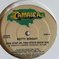Discos de vinilo: BETTY WRIGHT - ONE STEP UP, TWO STEPS BACK - 1984. Lote 318739173