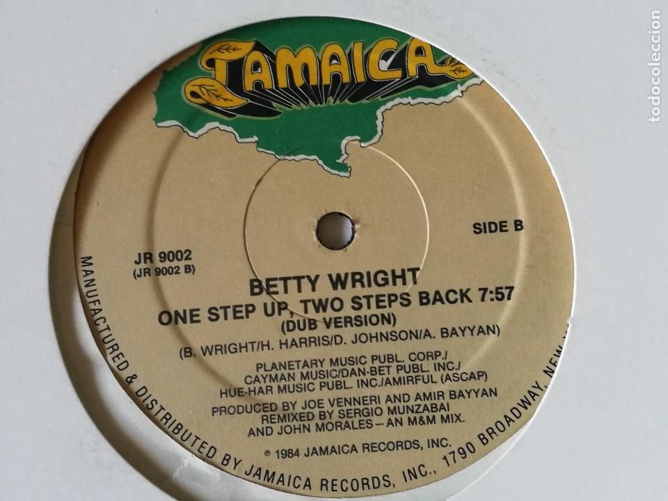 Discos de vinilo: Betty Wright - One Step Up, Two Steps Back - 1984 - Foto 2