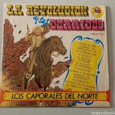 Discos de vinilo: LOS CAPOLARES DEL NORTE - LA REVOLUCION Y SUS CORRIDOS (MÉXICO - DISCOS MALIBU - 1970). Lote 318759718