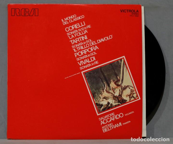 Discos de vinilo: LP. CORELLI. TARTINI. VIVALDI. ACCARDO. BELTRAMI - Foto 1