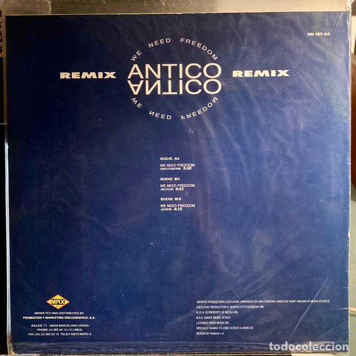 Discos de vinilo: ANTICO - We Need Freedom. Remix - Foto 2