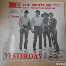 Discos de vinilo: BEATLES, THE, EP, YESTERDAY + 3, AÑO 1965?? - J 016- 04.669. Lote 318818628