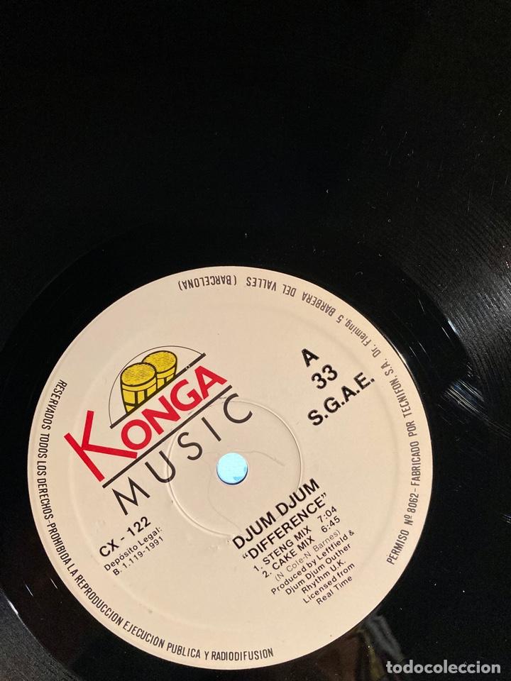 Discos de vinilo: DJUM DJUM - Difference. Remix. Maxi-Single - Foto 3