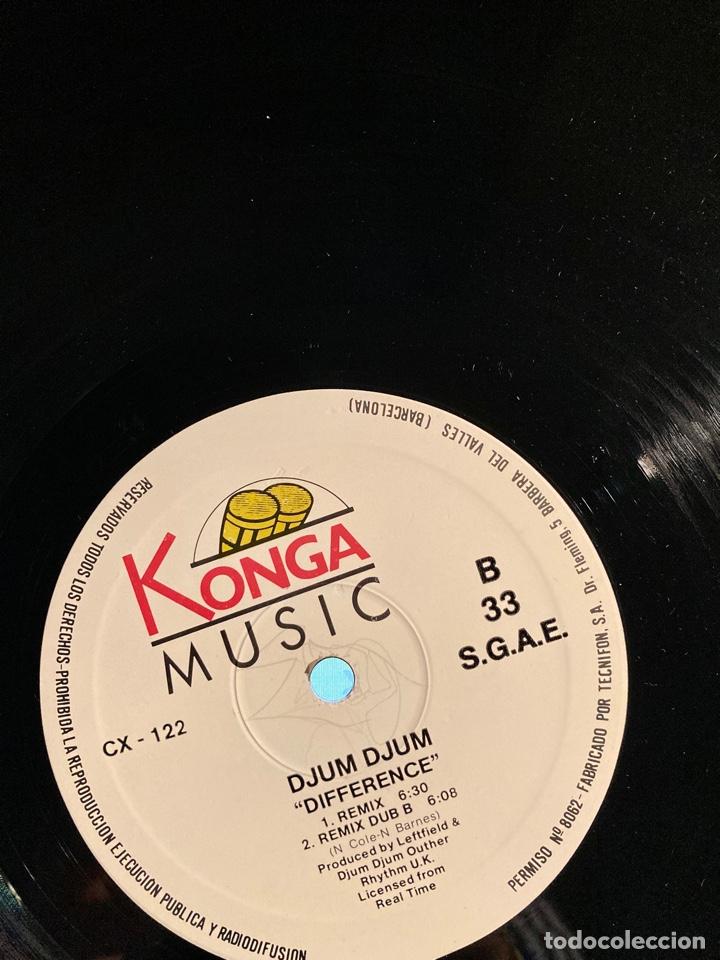 Discos de vinilo: DJUM DJUM - Difference. Remix. Maxi-Single - Foto 4