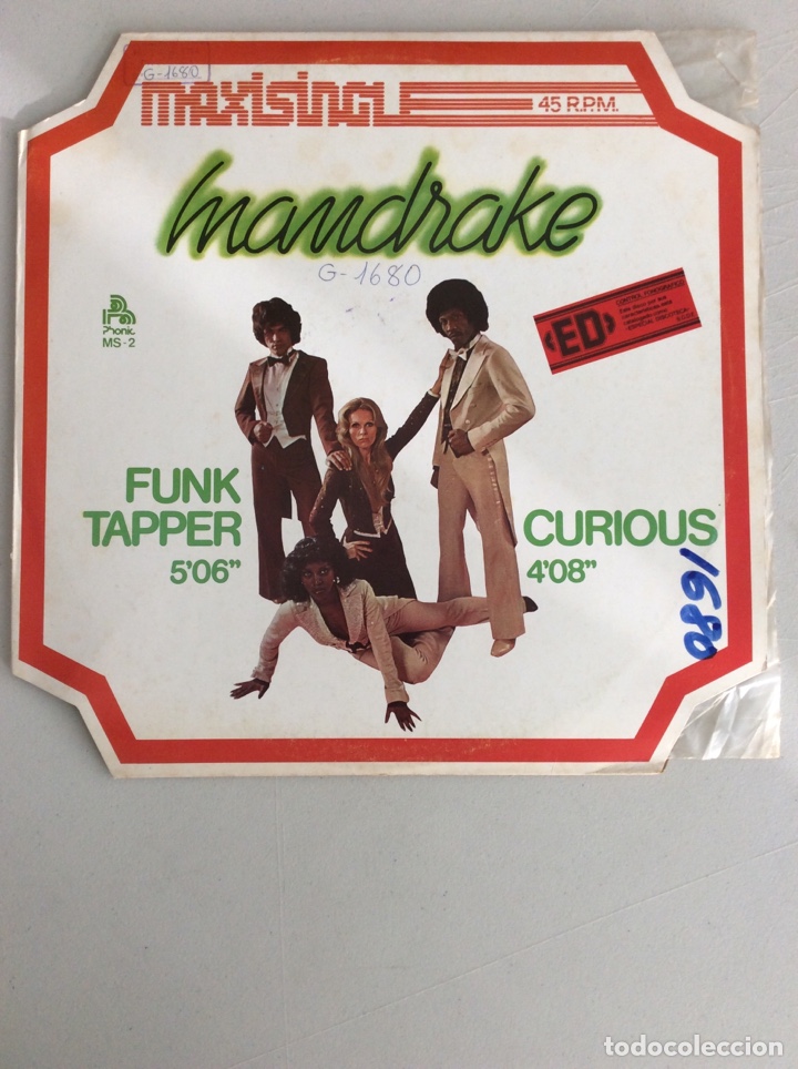 Discos de vinilo: Mandrake. Funk tapper. Curious. - Foto 1
