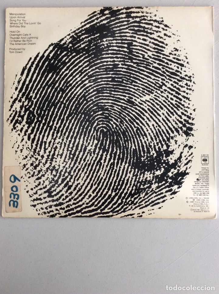 Discos de vinilo: Chicago. Manipulation. - Foto 2