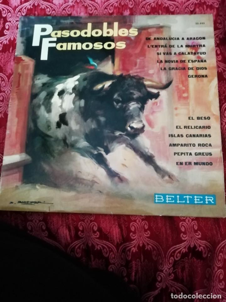 Discos de vinilo: Lp pasodobles famosos belter - Foto 1