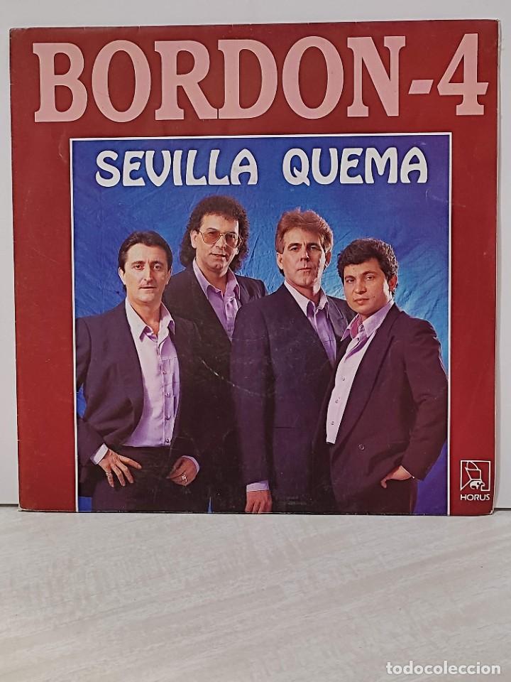 Vinyl records: BORDON-4 SEVILLA QUEMA/YO NO ME VOY 7'' 1992 HORUS