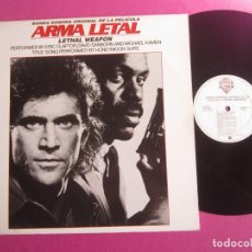 Discos de vinilo: ARMA LETAL BANDA SONORA ORIGINAL DE LA PELICULA LP L23 7. Lote 319061658