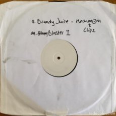 Discos de vinilo: MECHANIZM & DJ CLIPZ : BRANDY JUICE / BLASTER 1 [EMCEE - UK 2002] 12”/W.LABEL