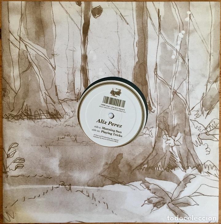 Discos de vinilo: ALIX PEREZ : MORNING SUN / PLAYING TRICKS [CREATIVE SOURCE - UK 2007] 12&rdquo; - Foto 1
