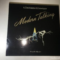 Discos de vinilo: LP VINILO MODERN TALKING IN THE MIDDLE OF NOWHERE THE 4TH ALBUM. Lote 319138233