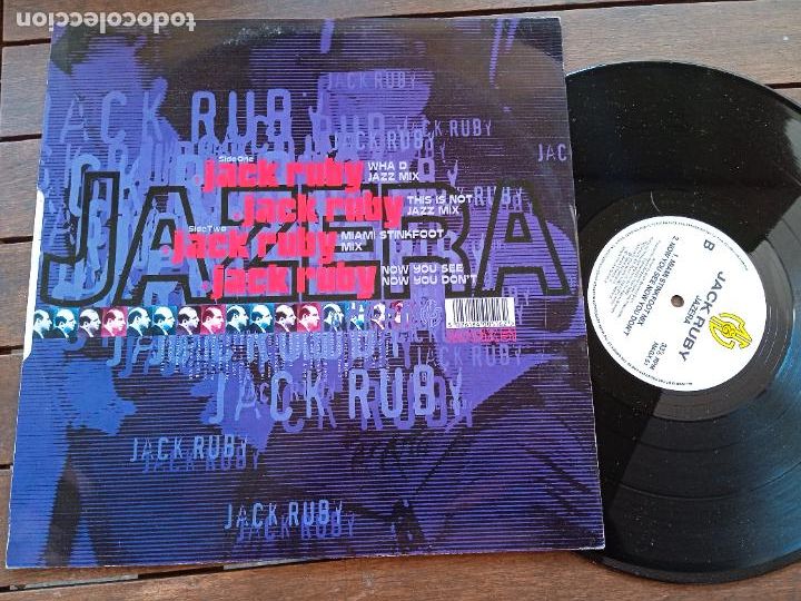 Discos de vinilo: JACK RUBY MAXI SINGLE. JAZERA. MADE IN HOLLAND. 1991 - Foto 2