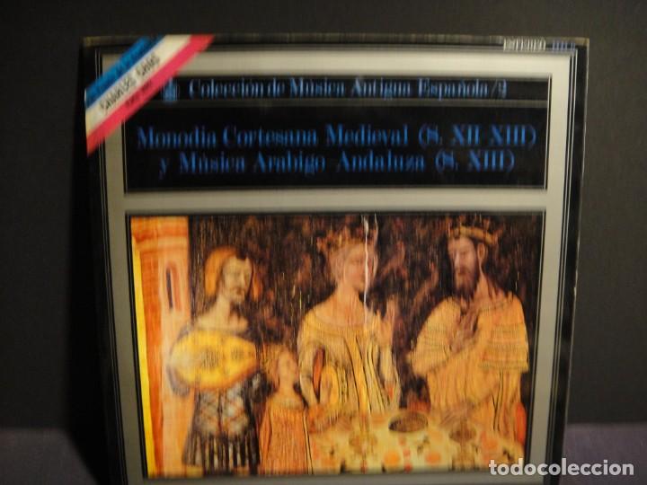 Discos de vinil: COLECCI&Oacute;N DE M&Uacute;SICA ANTIGUA ESPA&Ntilde;OLA 2 Monodia Cortesana Medieval y Musica Arabigo Andaluza