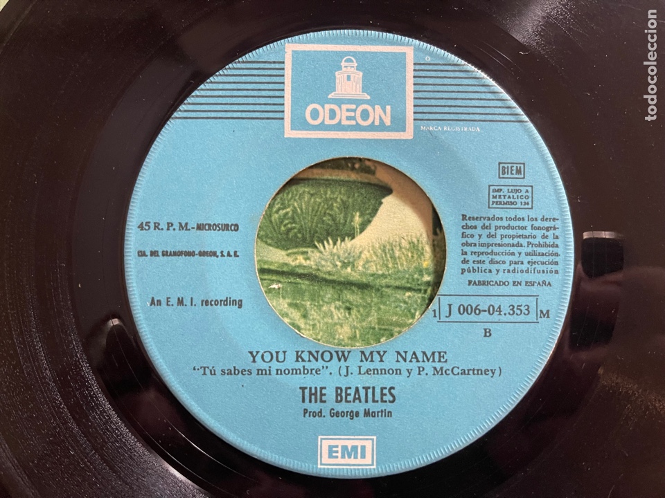 Discos de vinilo: BEATLES - SINGLE LET IT BE REEDICION - Foto 4