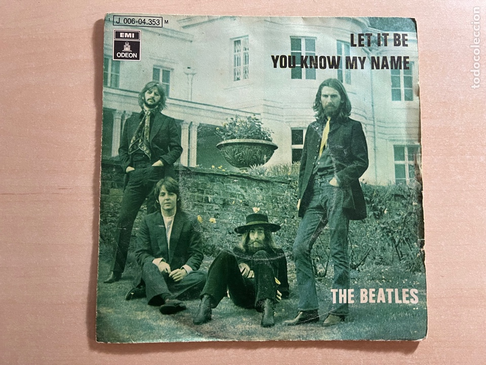 Discos de vinilo: BEATLES - SINGLE LET IT BE REEDICION - Foto 1