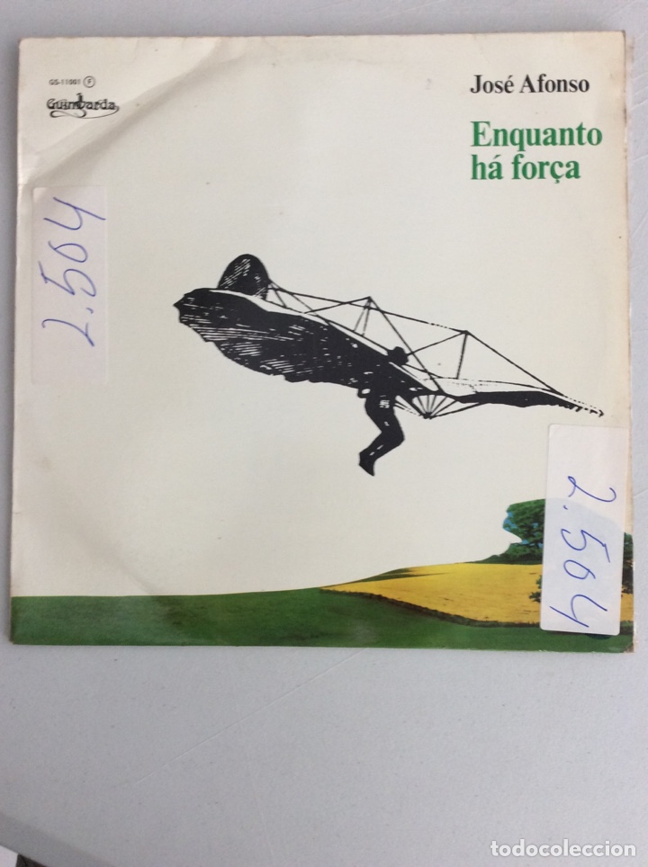 Discos de vinilo: Jos&eacute; Afonso. Enquanto h&aacute; for&ccedil;a. - Foto 1