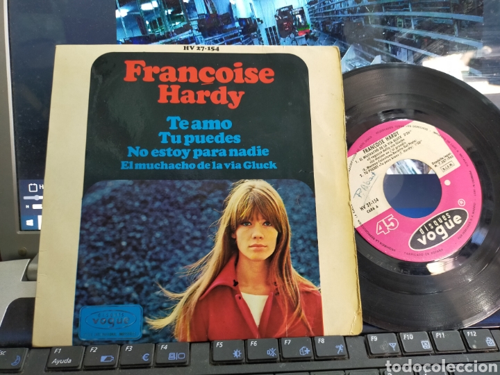 Dischi in vinile: Fran&ccedil;oise Hardy ep te amo / el muchacho de la v&iacute;a gluck + 2 Espa&ntilde;a 1966
