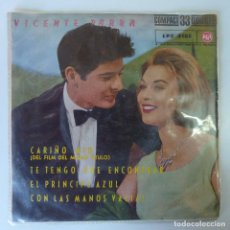 Dischi in vinile: VICENTE PARRA // CARIÑO MIO+3 // BANDA SONORA PELICULA // 1961 // EP