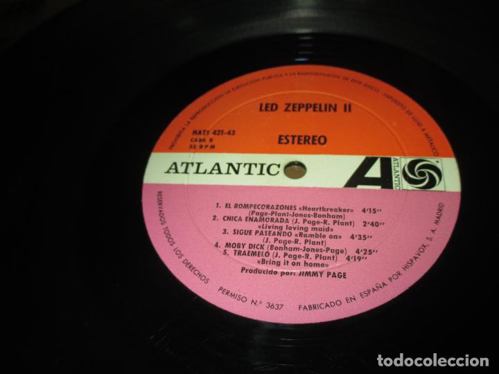Discos de vinilo: LED ZEPPELIN - II - SPAIN - ATLANTIC - REF HATS 421-43 - L - - Foto 4