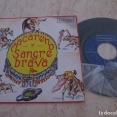 Discos de vinilo: GRAN ORQUESTA - MACARENO /SANGRE BRAVA. SINGLE DE 1972. DISCO A ESTRENAR. CARPETA NM