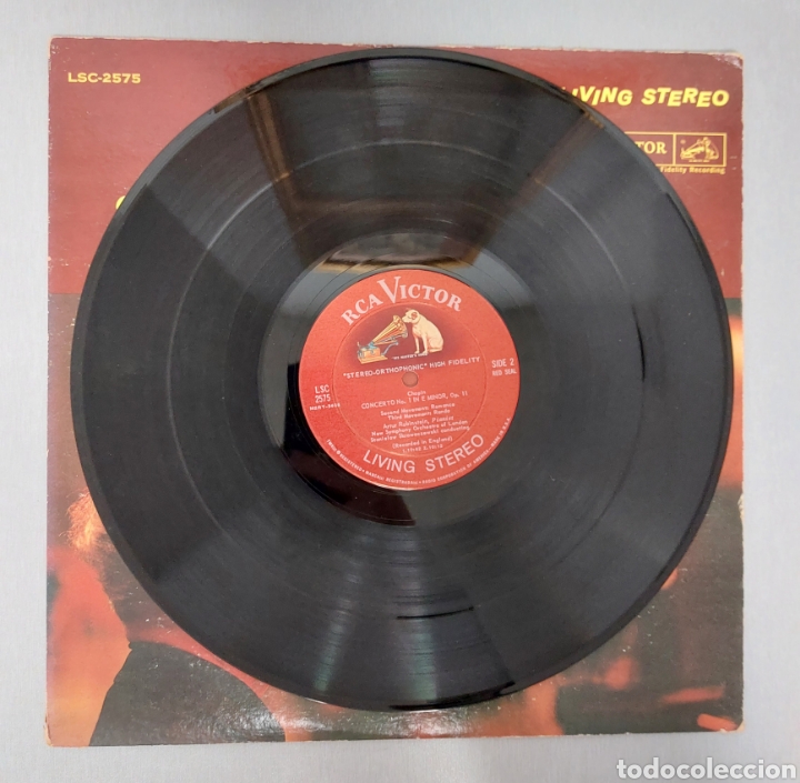 Discos de vinilo: DISCO DE VINILO. RUBINSTEIN. CHOPIN CONCERTO NO . 1 - Foto 3