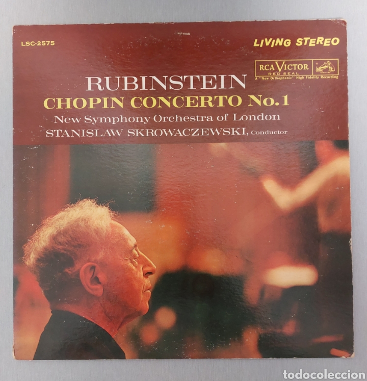 Discos de vinilo: DISCO DE VINILO. RUBINSTEIN. CHOPIN CONCERTO NO . 1 - Foto 1