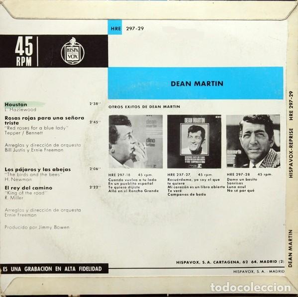 Discos de vinilo: Dean Martin &ndash; Houston - 1965 - Foto 2