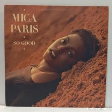 Discos de vinilo: MICA PARIS - SO GOOD. VINILO (LP, ALBUM). CON ENCARTE (1988). CCM2. Lote 319310683