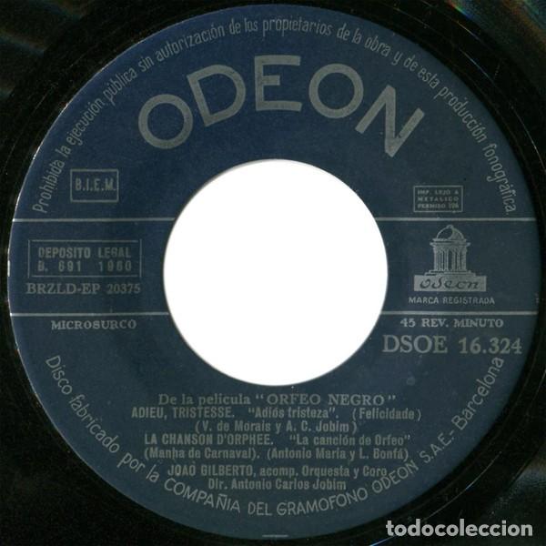 Discos de vinilo: Jo&atilde;o Gilberto &ndash; Orfeo Negro - 1960 - Foto 3