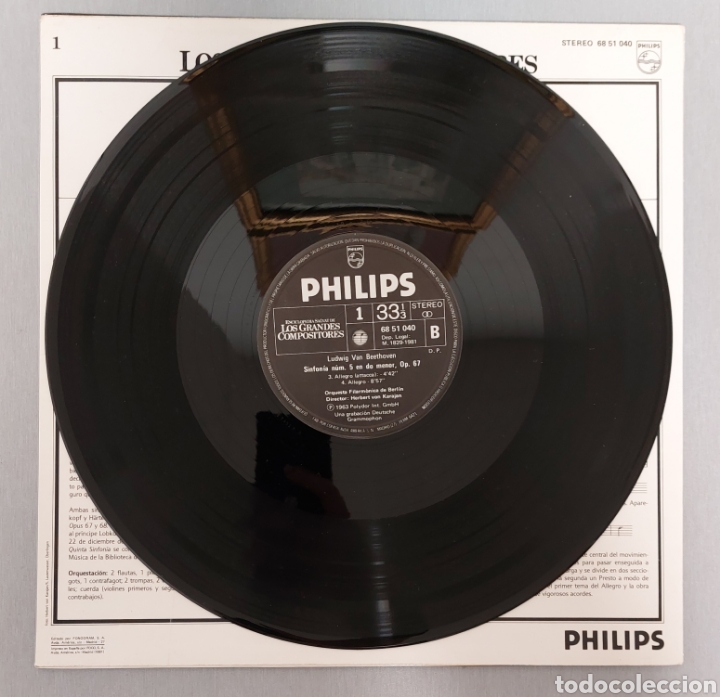 Discos de vinilo: DISCO DE VINILO. LUDWIG VAN BEETHOVEN - Foto 3