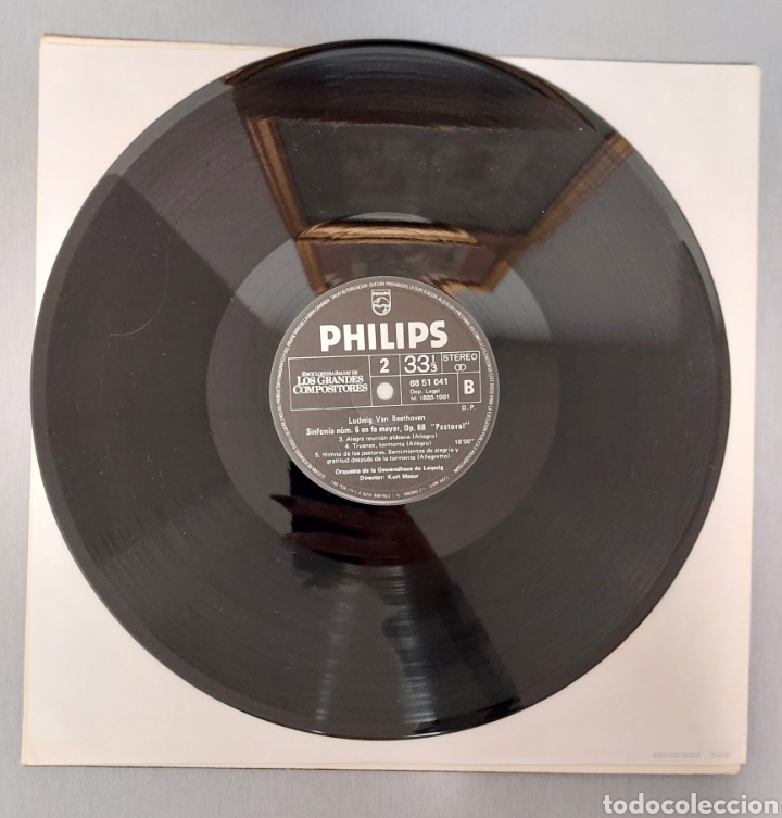 Discos de vinilo: DISCO DE VINILO. LUDWIG VAN BEETHOVEN - Foto 3