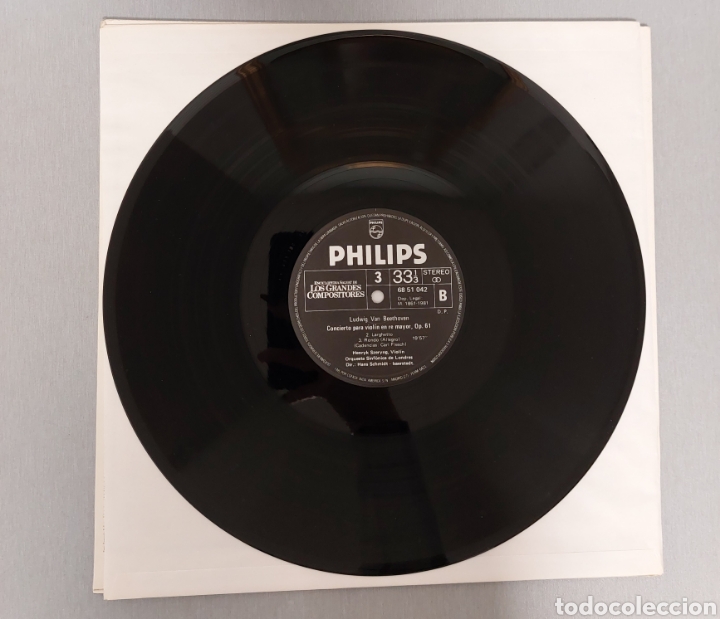 Discos de vinilo: DISCO DE VINILO. LUDWIG VAN BEETHOVEN - Foto 3
