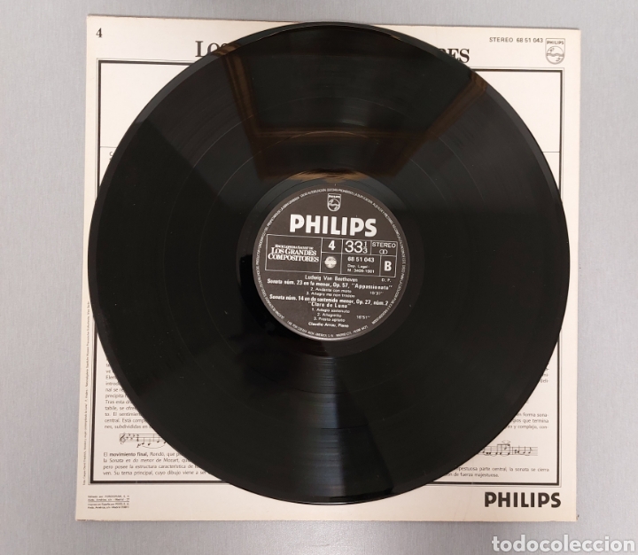 Discos de vinilo: DISCO DE VINILO . LUDWIG VAN BEETHOVEN - Foto 3