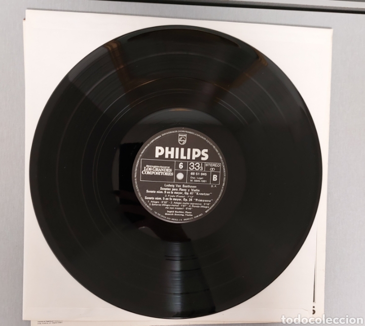 Discos de vinilo: DISCO DE VINILO . LUDWIG VAN BEETHOVEN - Foto 3