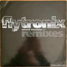 Discos de vinilo: FLYTRONIX : SECOND ENCOUNTA (REMIXES) [MOVING SHADOW - UK 1996] 10”