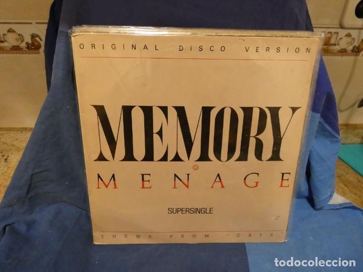 Discos de vinilo: LOTT162 MAXI SINGLE ITALO? MEMORY MENACE 1983 VINILO CORRECTO - Foto 1