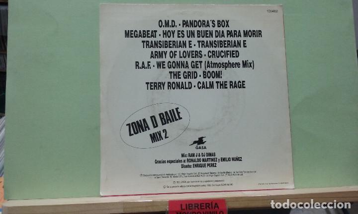 Discos de vinilo: Zona D Baile Mix 2. Gasa 1992 -- Single - Foto 2