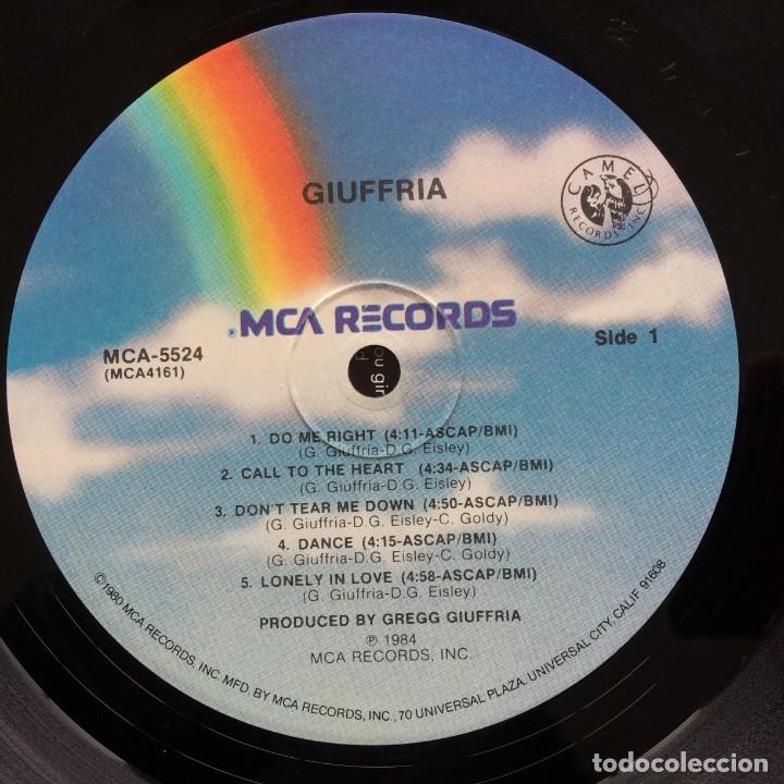 Discos de vinilo: Giuffria &ndash; Giuffria USA 1984 MCA RECORDS - Foto 5