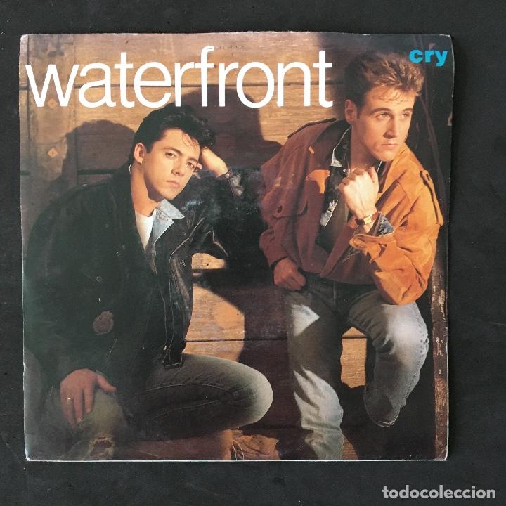Discos de vinilo: VINILO SINGLE - WATERFRONT - CRY SAVED - WON1 POLYDOR 1988 - Foto 1