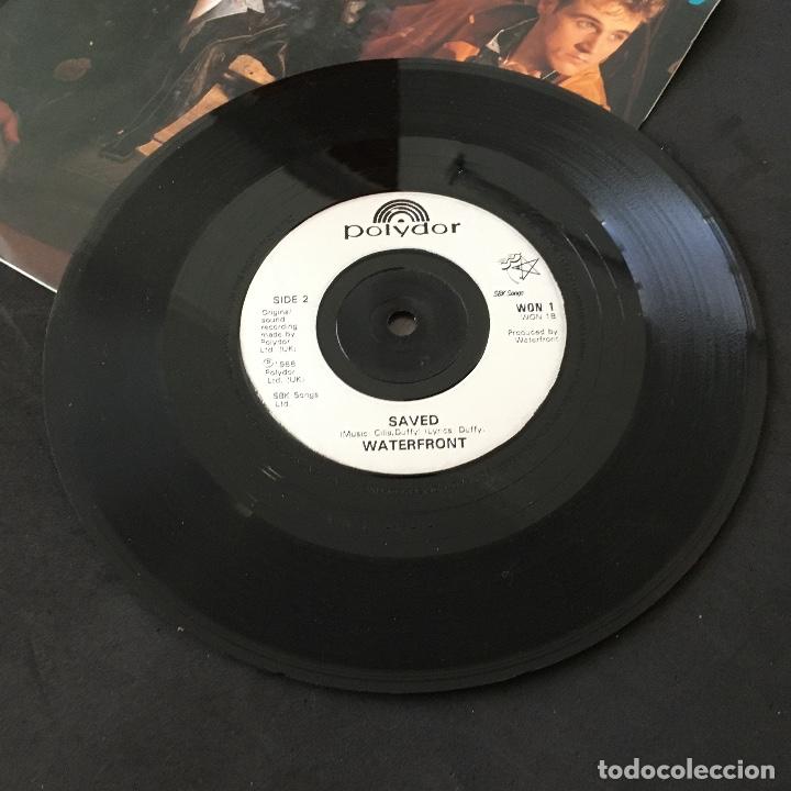 Discos de vinilo: VINILO SINGLE - WATERFRONT - CRY SAVED - WON1 POLYDOR 1988 - Foto 3