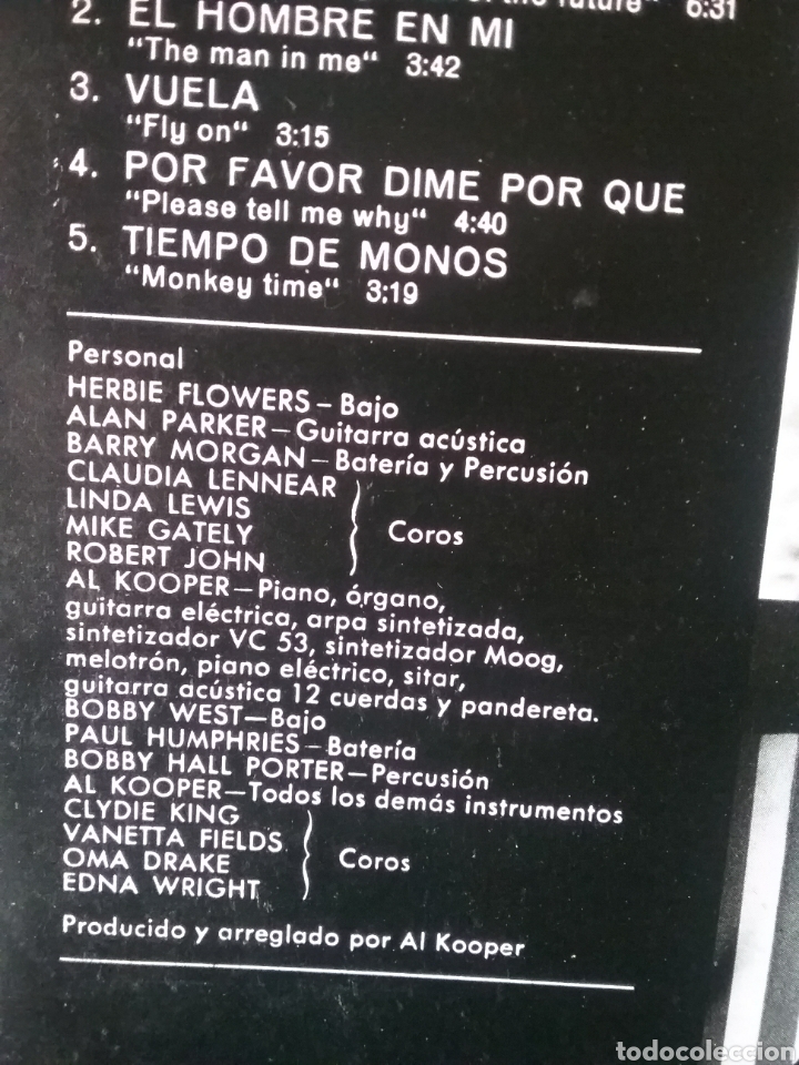 Discos de vinilo: AL KOOPER 1972 Copia Original CBS Spain - Foto 3