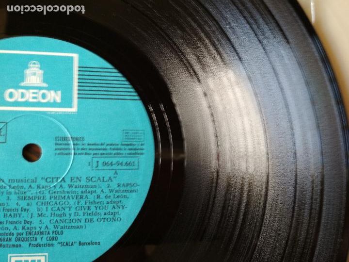 Discos de vinilo: Adolfo Waitzman &lrm;&ndash; Cita En Scala, 1973 - Foto 6
