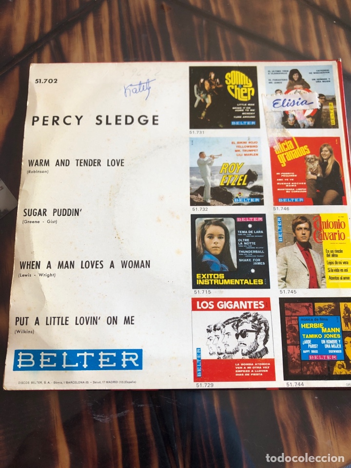 Discos de vinilo: Percy Sledge - Foto 2